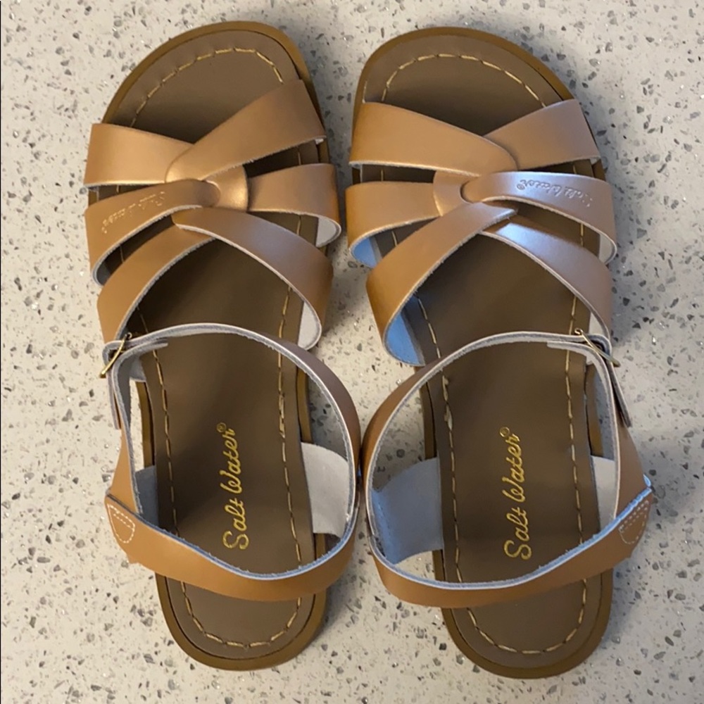 Saltwater Rose Gold sandals